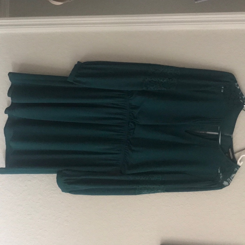 Dark green dress